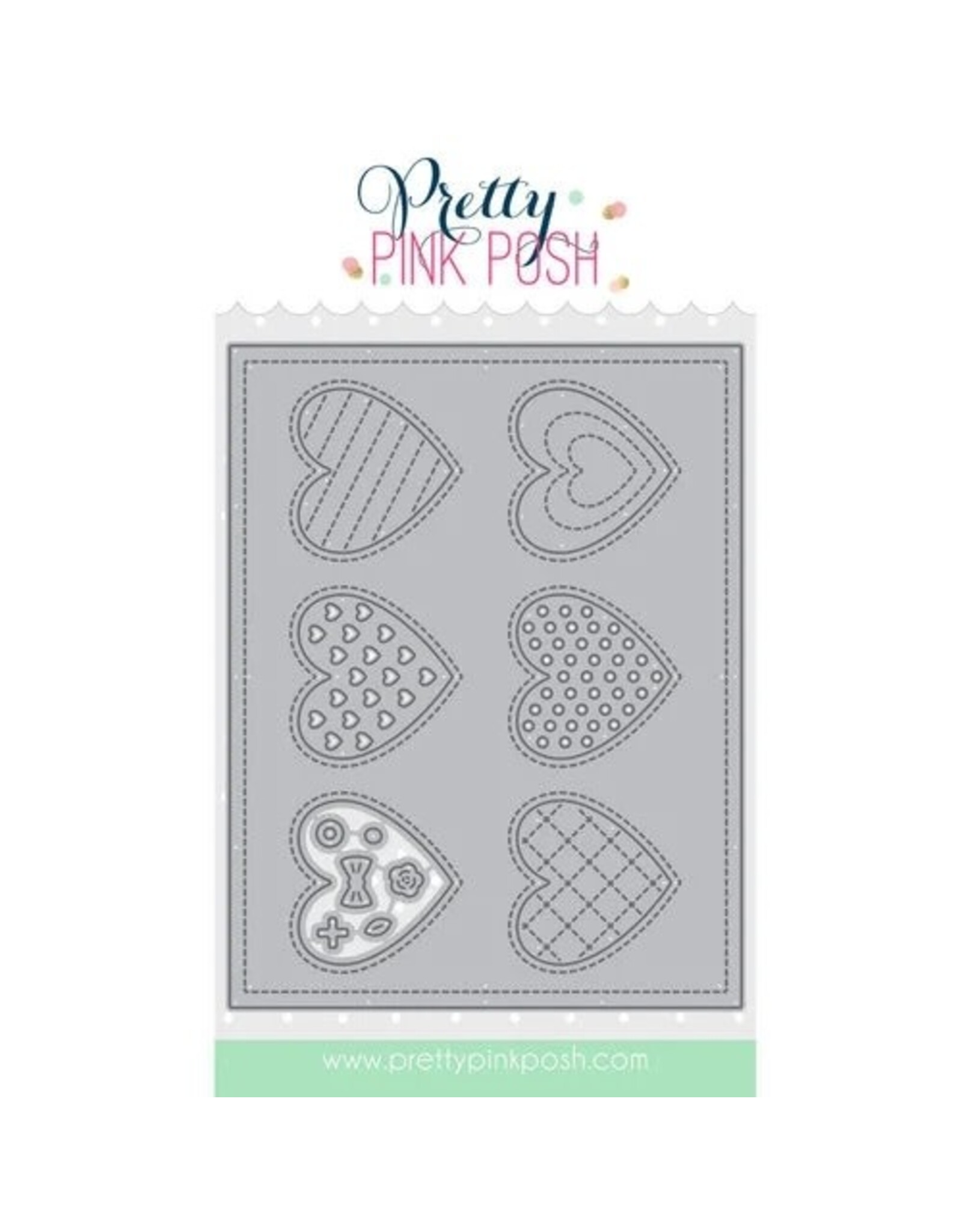 Pretty Pink Posh Heart Cover Plate (PPP)