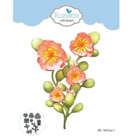 Elizabeth Craft Designs Wild Flower 3  - Garden Party Collection - Dies