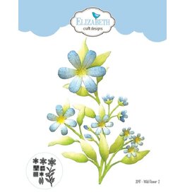 Elizabeth Craft Designs Wild Flower 2 - Garden Party Collection - Dies