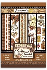 Stamperia Coffee and Chocolate Washi Pad