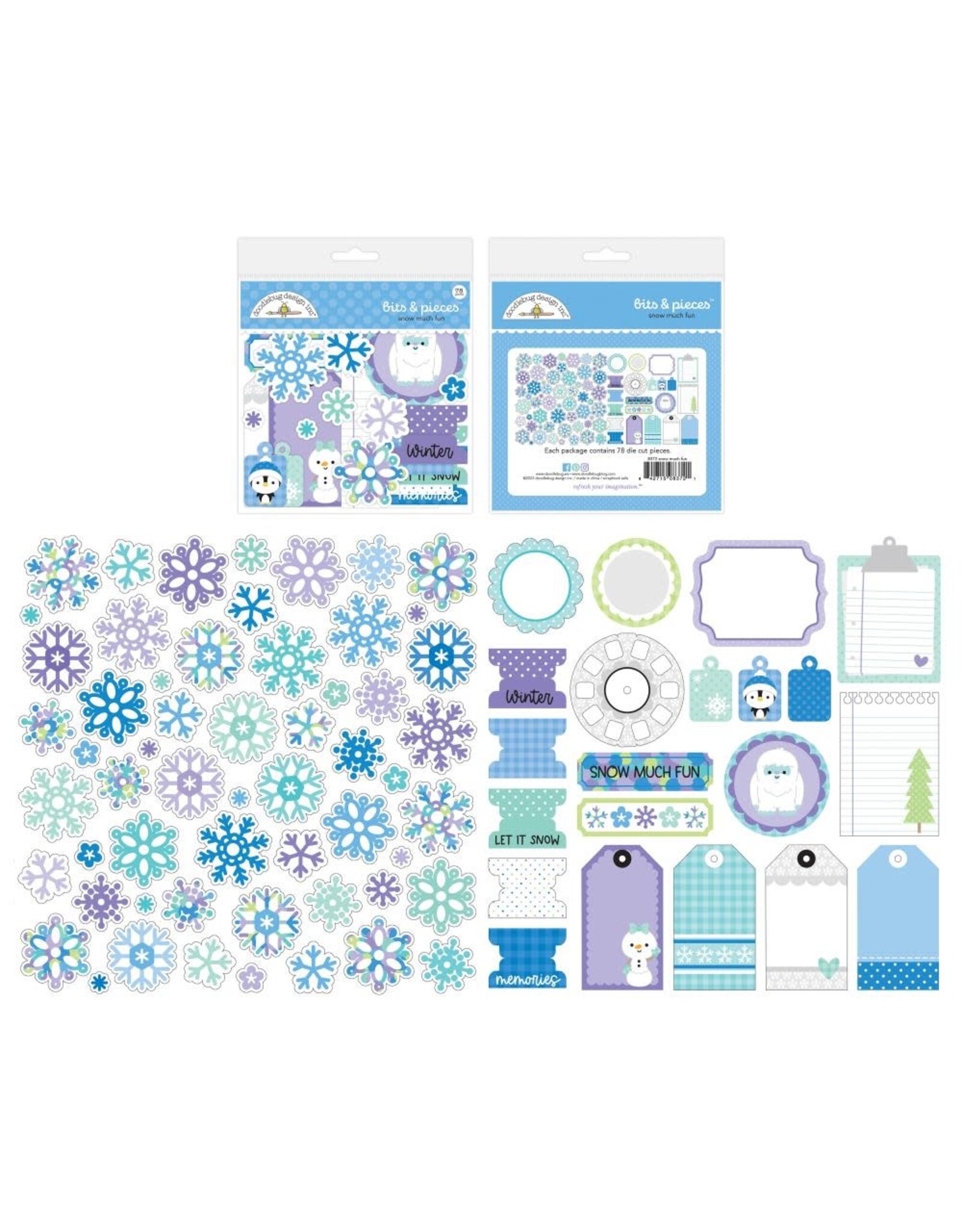 Doodlebug Design Snow Much Fun - Bits and Pieces