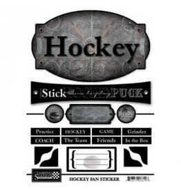 Hockey fan stickers