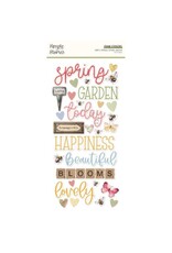 Simple Stories Simple Vintage Spring Garden - Foam Stickers
