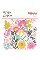 Simple Stories True Colors - Floral Bits & Pieces