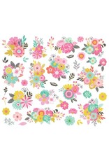 Simple Stories True Colors - Floral Bits & Pieces