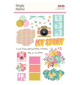 Simple Stories True Colors - Rub Ons
