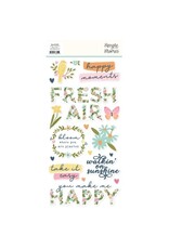 Simple Stories Fresh Air - Foam Stickers