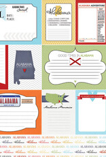 Scrapbook Customs/Stamping Station Alabama  Travel Journal Paper
