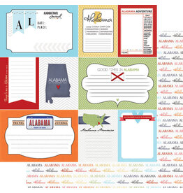 Scrapbook Customs/Stamping Station Alabama  Travel Journal Paper