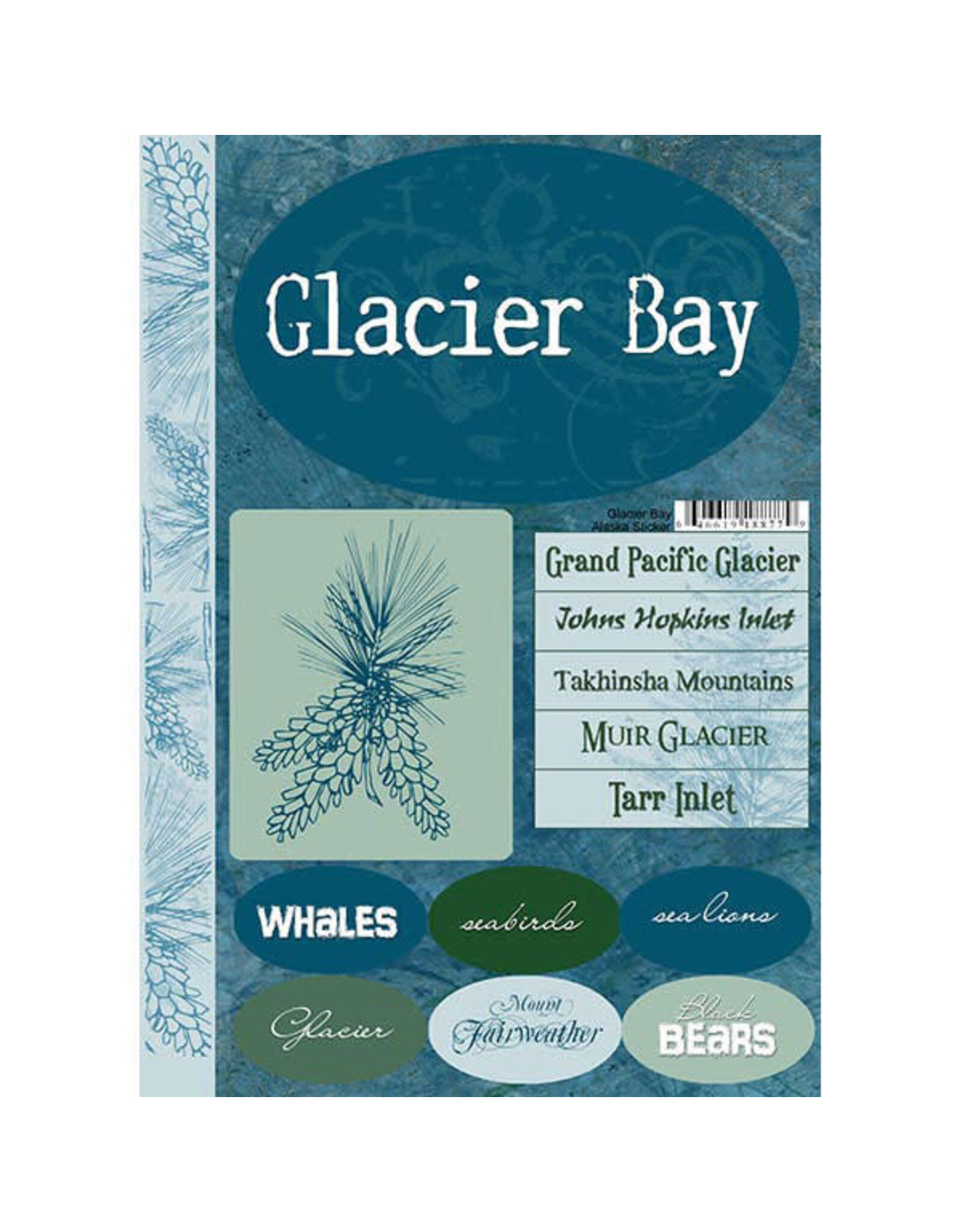 Glacier Bay Alaska Stickers