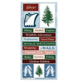 Stamping Station Glacier Alaskan Cruise Stickers