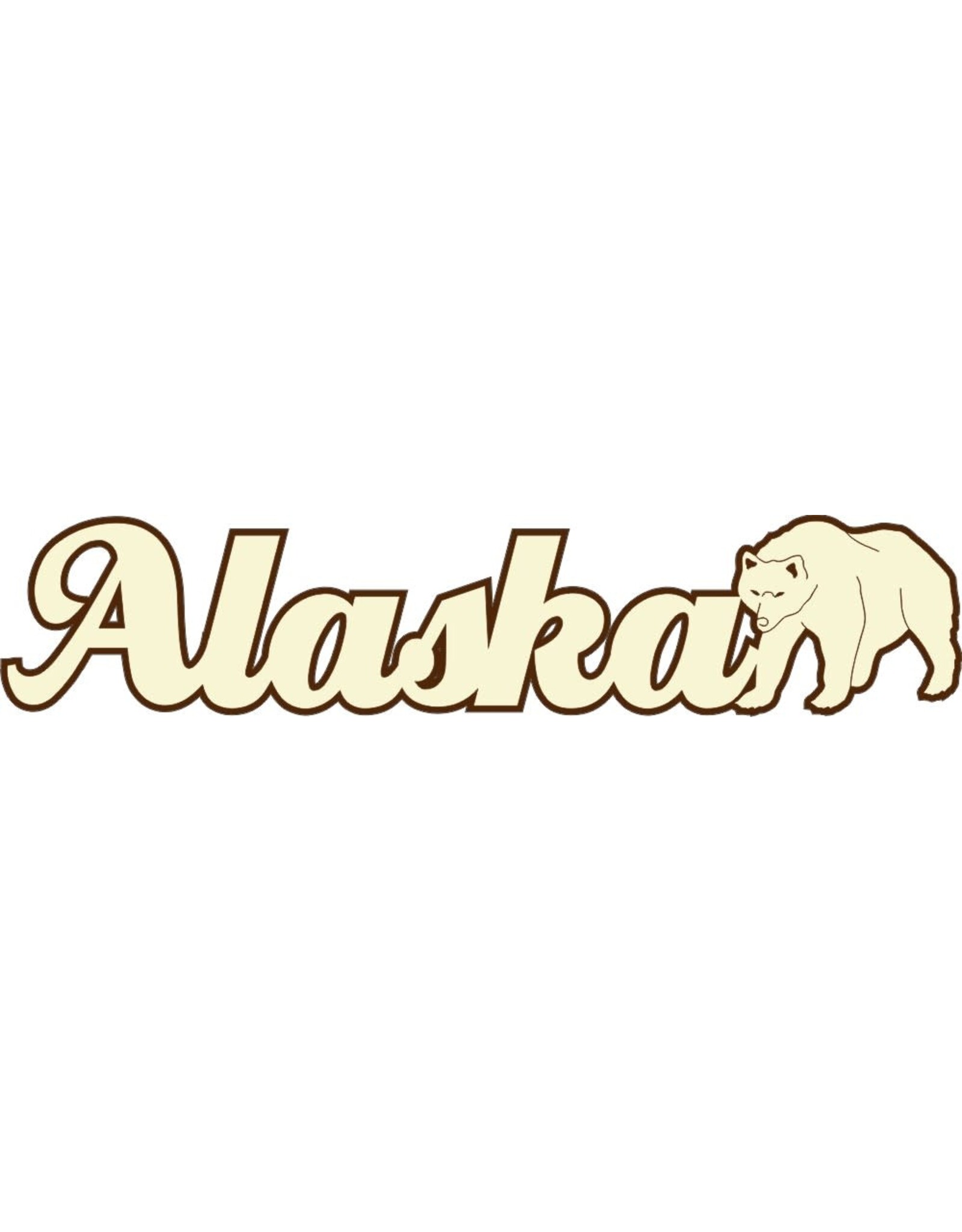 Alaska Banner With Bear