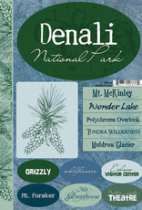 Scrapbook Customs/Stamping Station Denali  Sticker Sheet (Alaska)