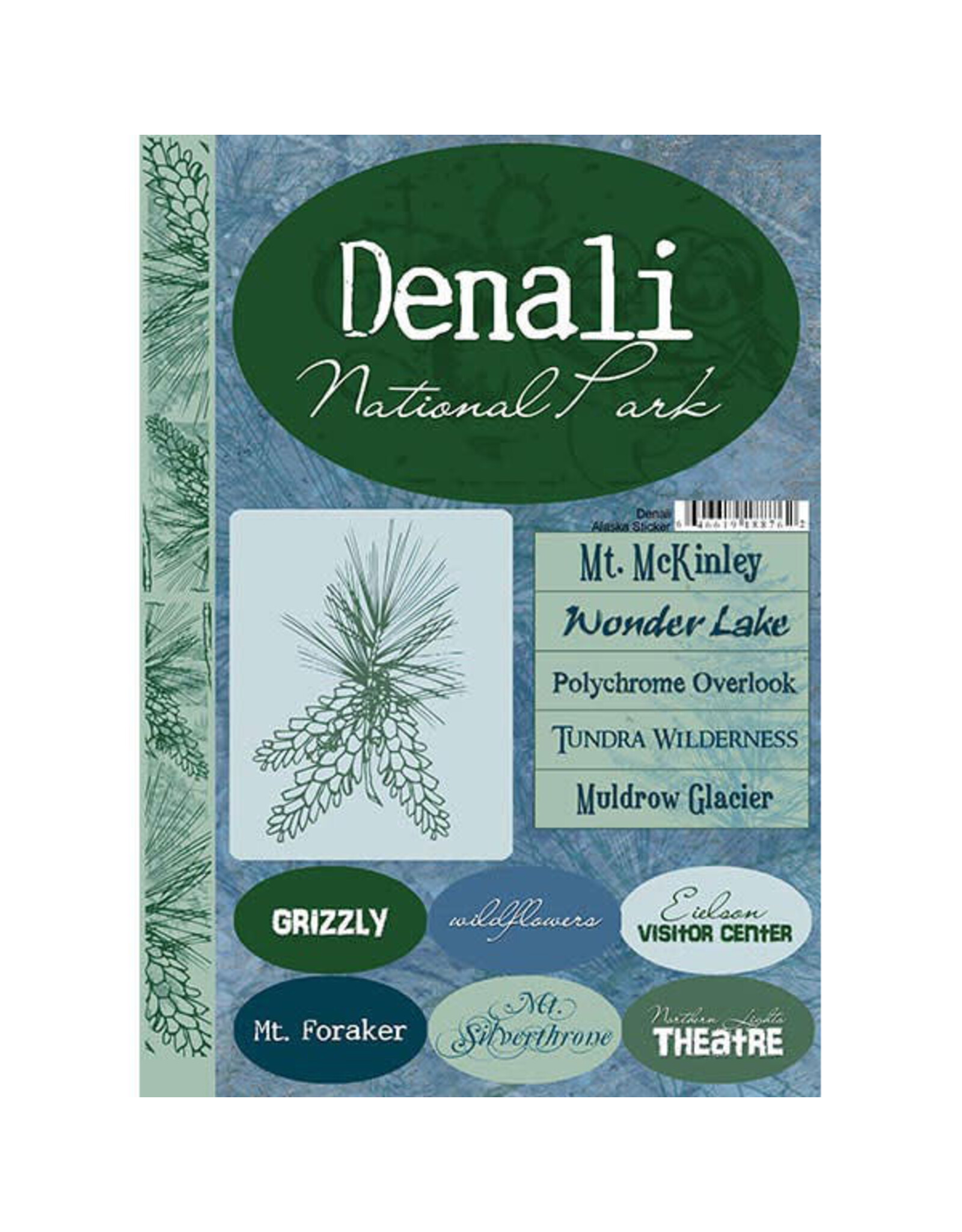 Denali  Sticker Sheet