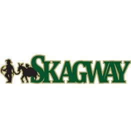 Petticoat Parlor Skagway Banner (brown & green) (Alaska)