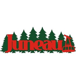 Juneau Banner (red & green)