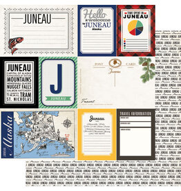 Scrapbook Customs/Stamping Station Juneau Journal Paper (Alaska)