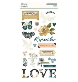 Simple Stories Remember - 6x12 Chipboard