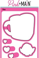 Pink & Main January Mug - Stamps and Dies