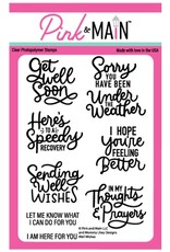 Pink & Main Well Wishes 4x6 Stamp Set
