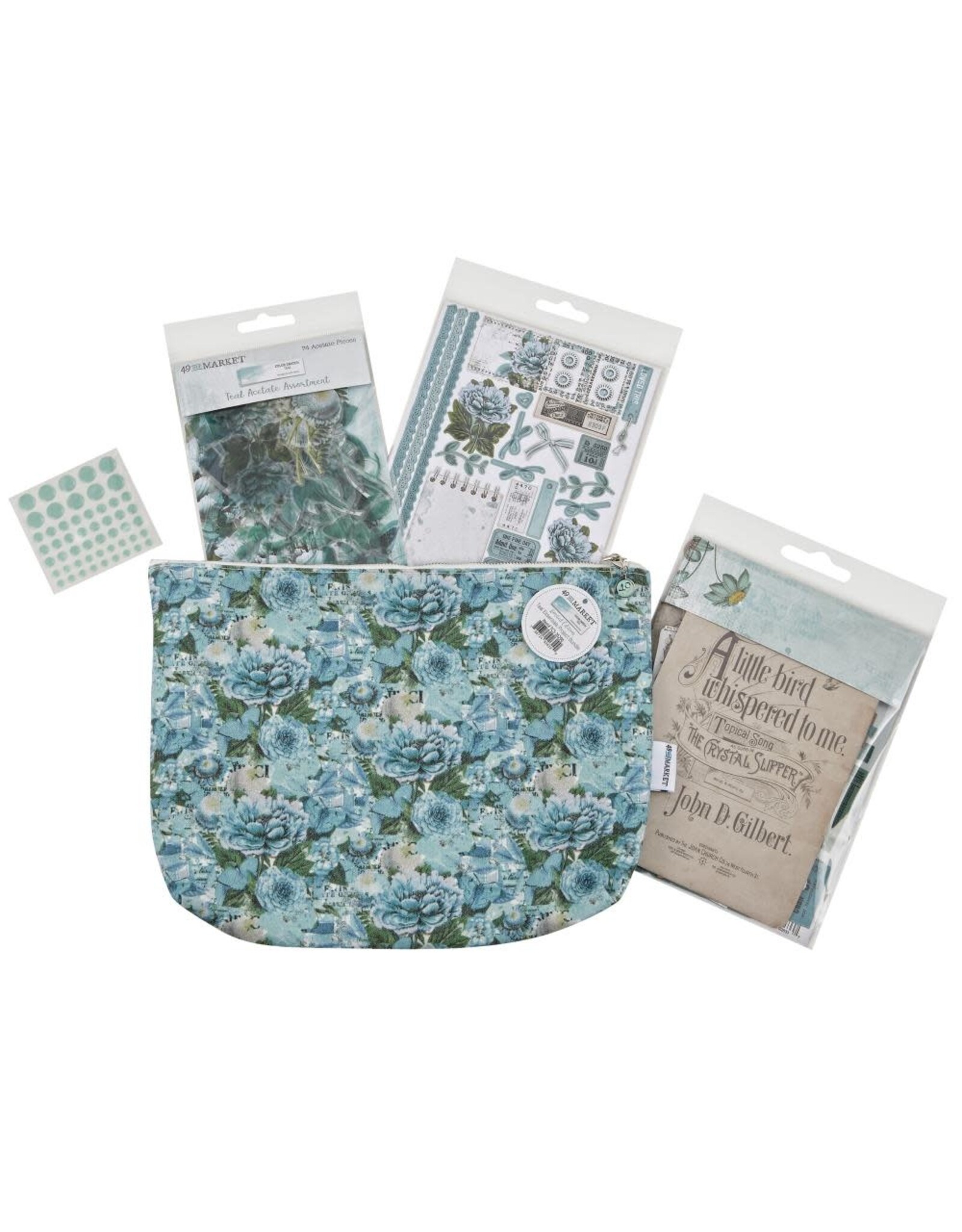 49 AND MARKET Color Swatch Teal  Essentials Project Bundle-Limited Edition