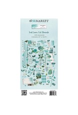 49 AND MARKET Color Swatch Teal Laser Cut-out Elements