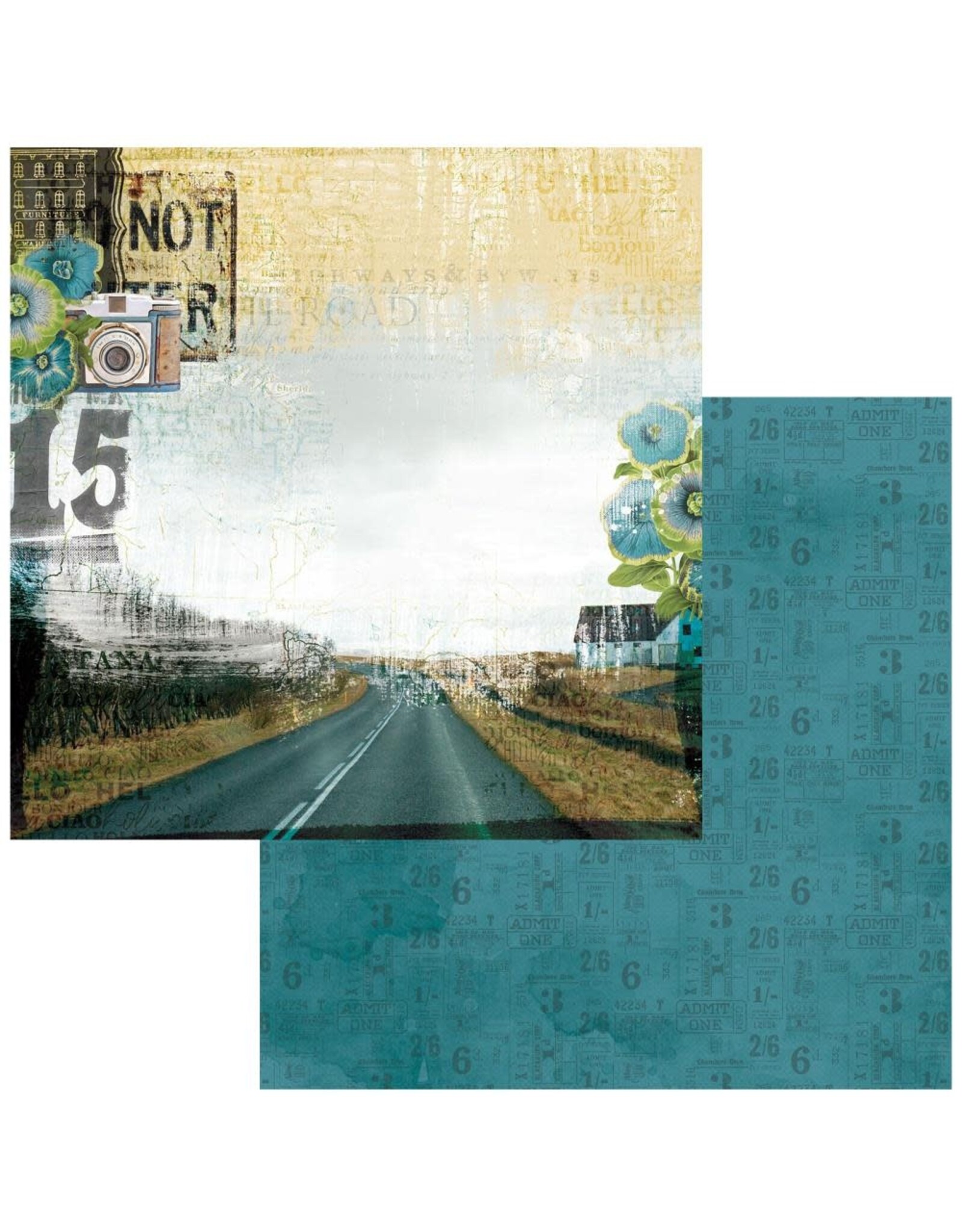 49 AND MARKET Wherever Double-Sided 12"X12" - Just Drive