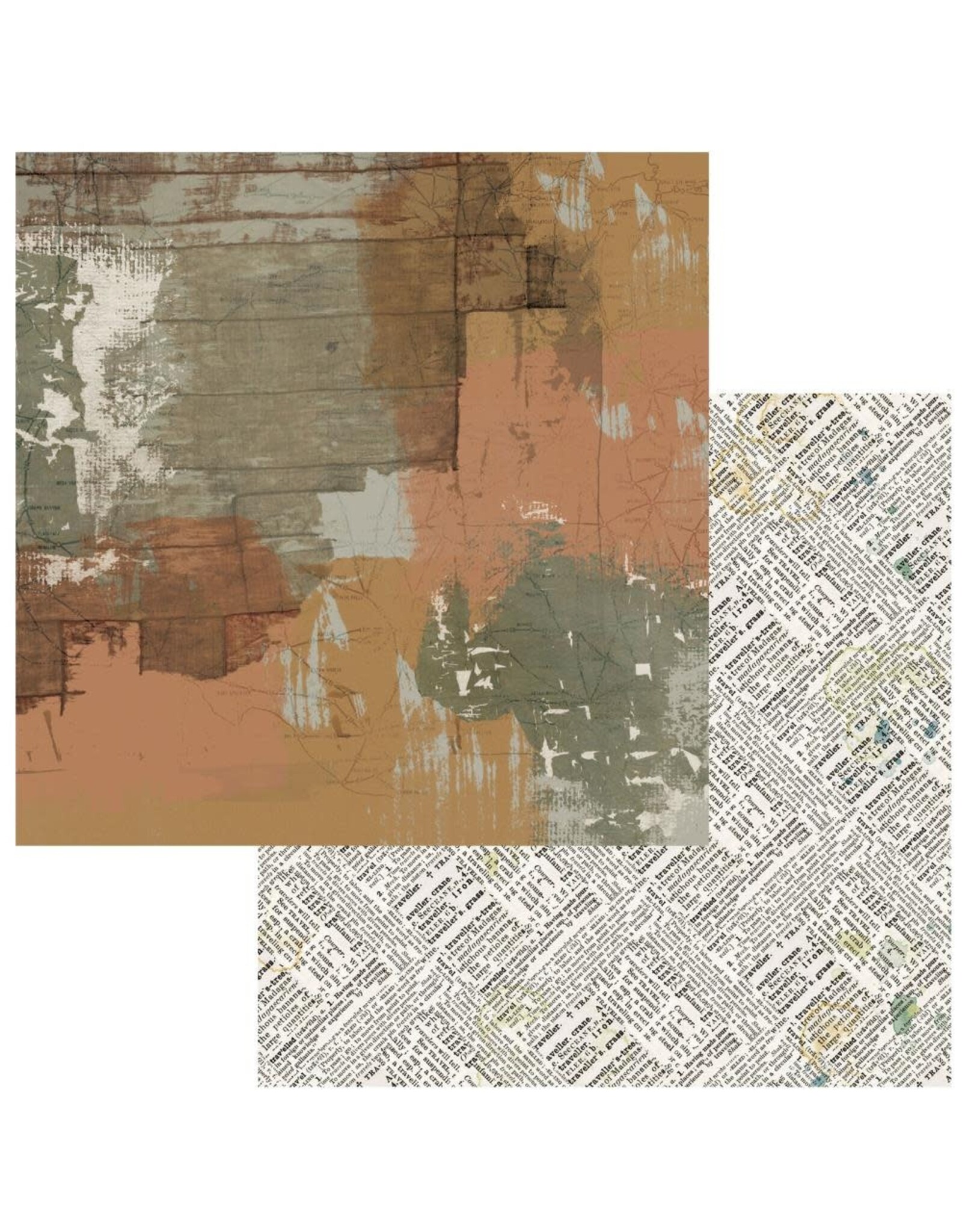 49 AND MARKET Wherever Double-Sided 12"X12" - Printed Earth