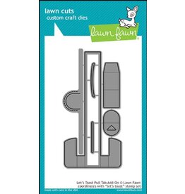 Lawn Fawn Let's Toast Pull Tab Add-On - Lawn Cut