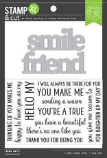 Hero Arts Smile Friend Stamp & Cut XL