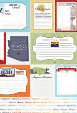 Scrapbook Customs/Stamping Station Arizona Travel Journal Paper