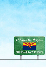 Scrapbook Customs/Stamping Station Arizona Welcome Rd Sign Paper