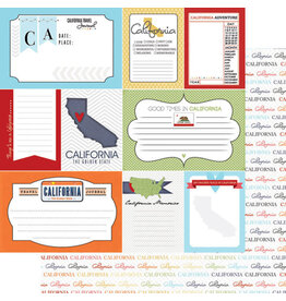 Scrapbook Customs/Stamping Station California Travel Journal Paper
