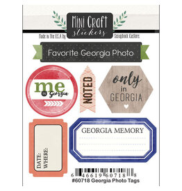 Scrapbook Customs Georgia Photo Tag  Stickers