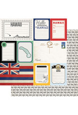 Scrapbook Customs Hawaii Vintage Journal Paper