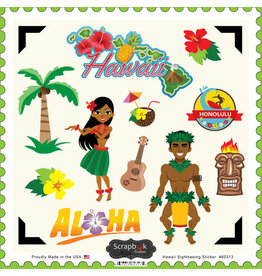 Hawaii 12x12 Sticker Sheet