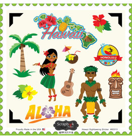 Scrapbook Customs Hawaii 12x12 Sticker Sheet