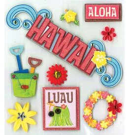 Hawaii 3D stickers
