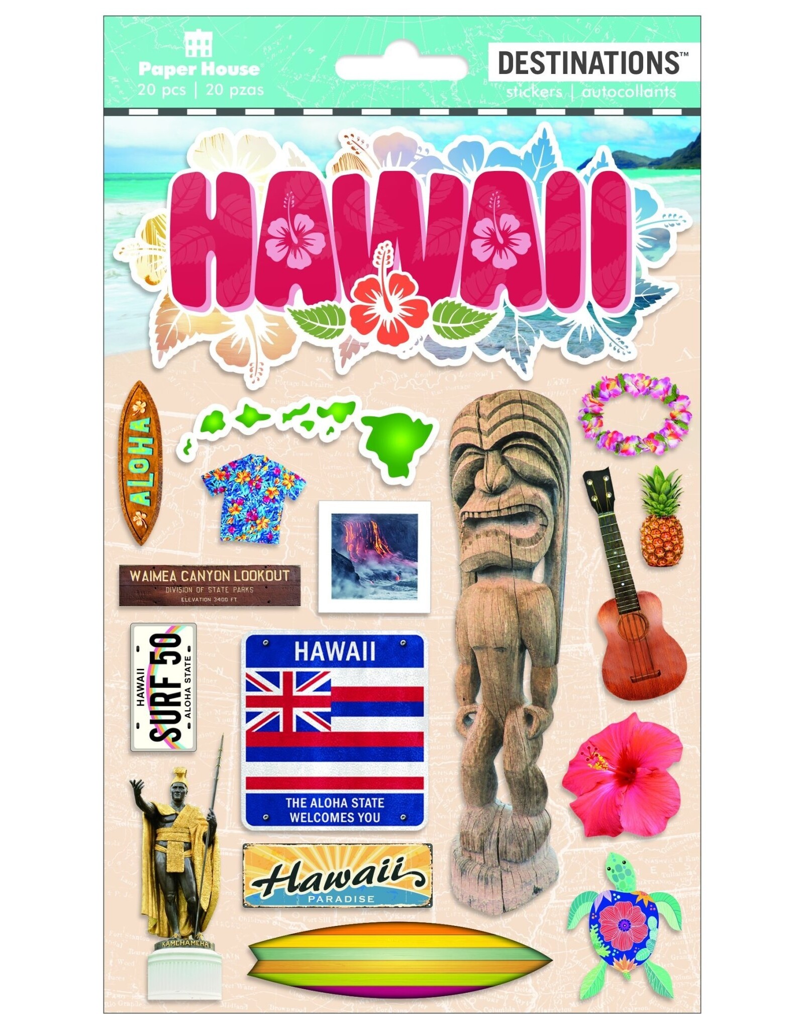 PAPER HOUSE PRODUCTIONS Hawaii Stickers (PH)