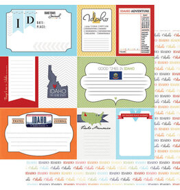 Scrapbook Customs/Stamping Station Idaho Travel Journal Paper
