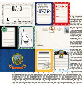 Scrapbook Customs/Stamping Station Idaho Vintage Paper