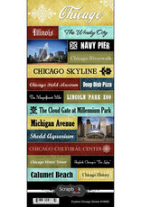 Scrapbook Customs/Stamping Station Chicago Explore Stickers