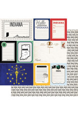 Scrapbook Customs Indiana Vintage Paper