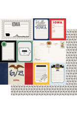 Scrapbook Customs Iowa Vintage Paper