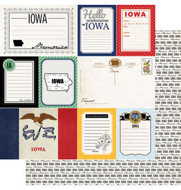 Scrapbook Customs Iowa Vintage Paper