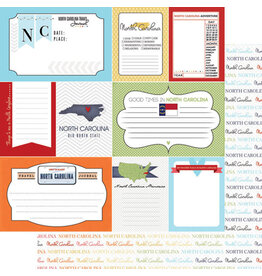 Scrapbook Customs/Stamping Station North Carolina Travel Journal Paper