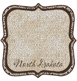Scrapbook Customs/Stamping Station North Dakota Paper