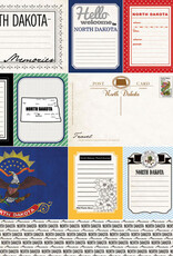 Scrapbook Customs/Stamping Station North Dakota Vintage Paper