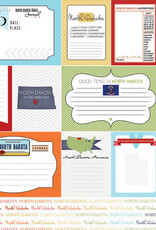 Scrapbook Customs/Stamping Station North Dakota Travel Journal Paper