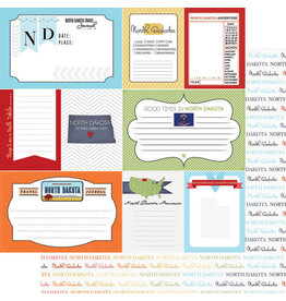 Scrapbook Customs/Stamping Station North Dakota Travel Journal Paper